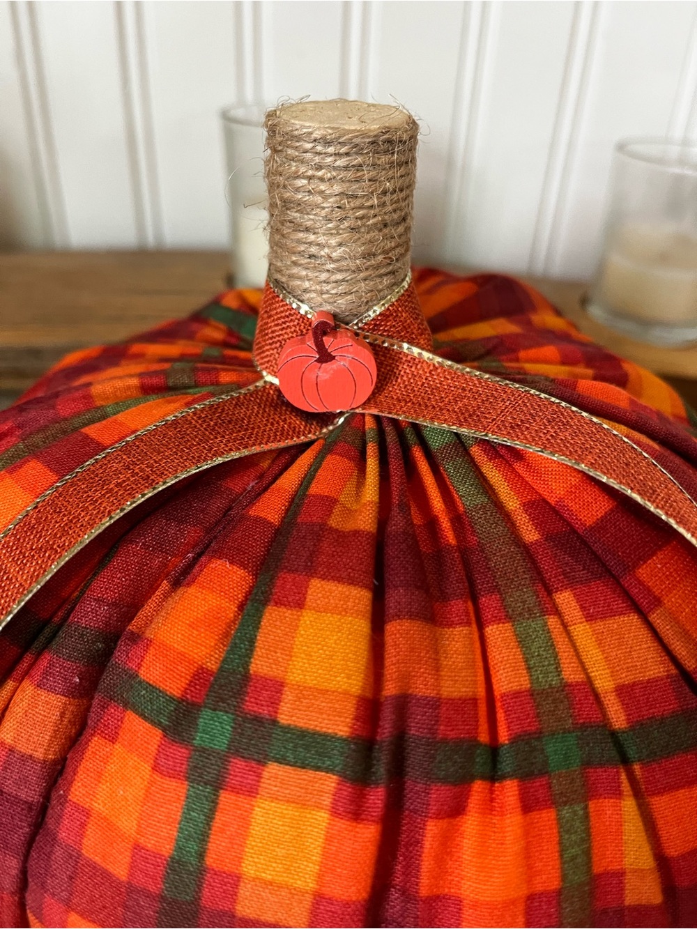 Hand made Fall Pumpkin Decor - Picture 4 of 7